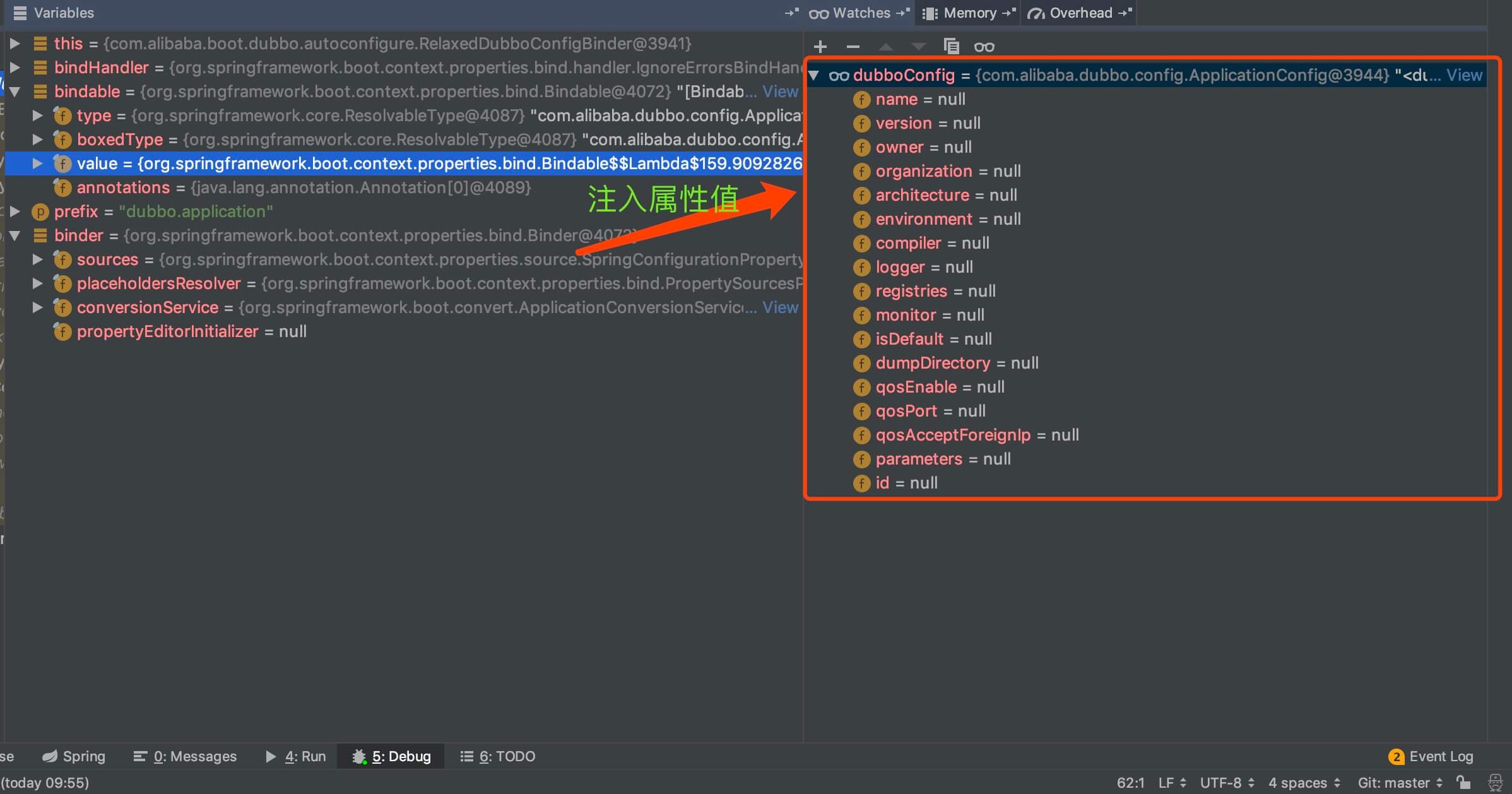 `dubboConfig` 属性