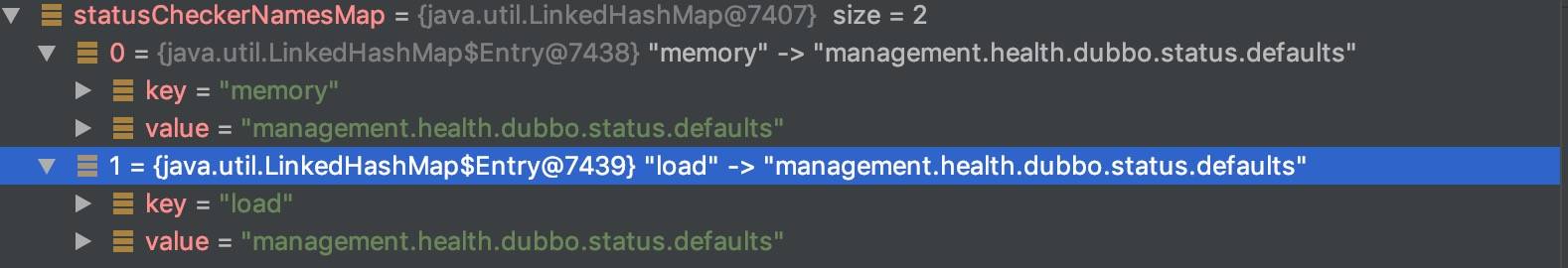 `statusCheckerNamesMap` 属性