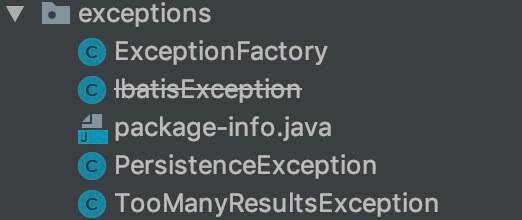 `exceptions` 包